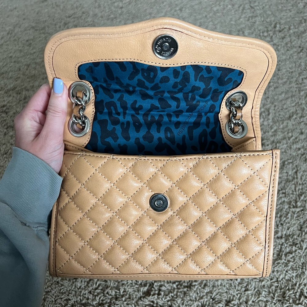 REBECCA MINKOFF Quilted Affair Studded Crossbody Bag - Picture 13 of 13